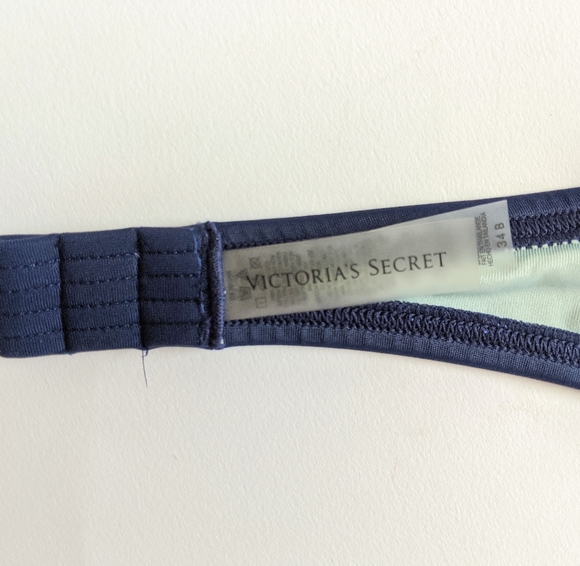 Victoria's Secret twisted bandeau navy size 34B - Picture 3 of 6